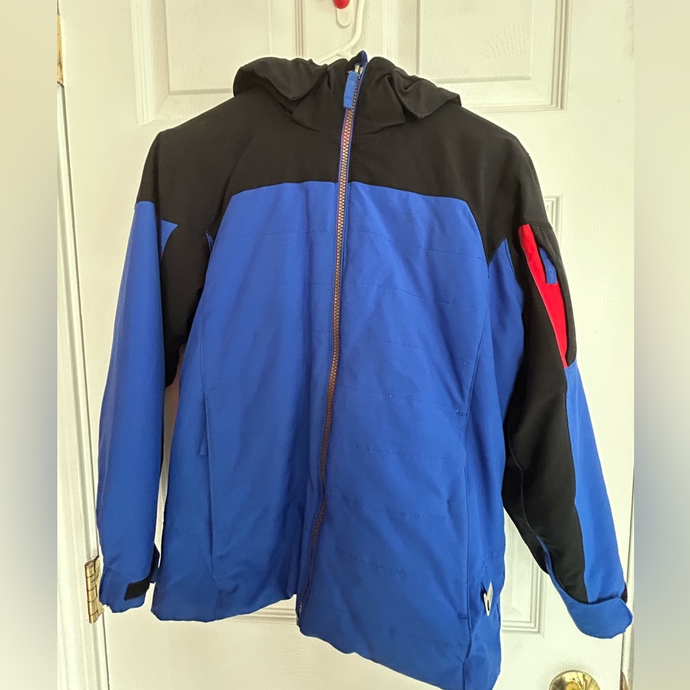 Boy’s Karbon Blue and Black Ski Jacket